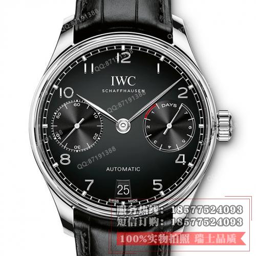 【爆款】万国IWC葡萄牙系列IW500703手表 自动机械男表黑面