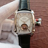 帕玛强尼(Parmigiani Fleurier)KALPA GRANDE系列 真陀飞轮腕表 白钢白盘 男士手动机械表手表