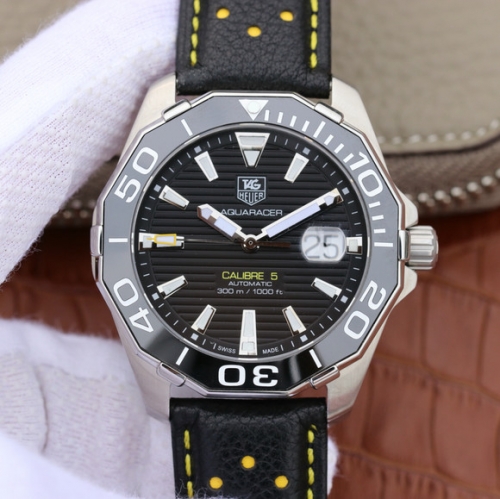一比一精仿手表泰格豪雅 V6泰格豪雅（TagHeuer）竞潜系列CALIBE5 男士手表