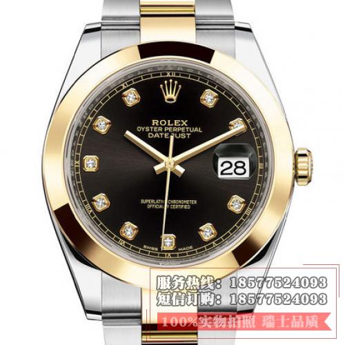 Rolex 劳力士 Datejust 日志型系列126303镶钻 18K包金 香港组装 
