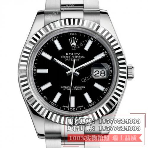Rolex 劳力士 Datejust 日志型系列116300-72210黑盘 香港组装 