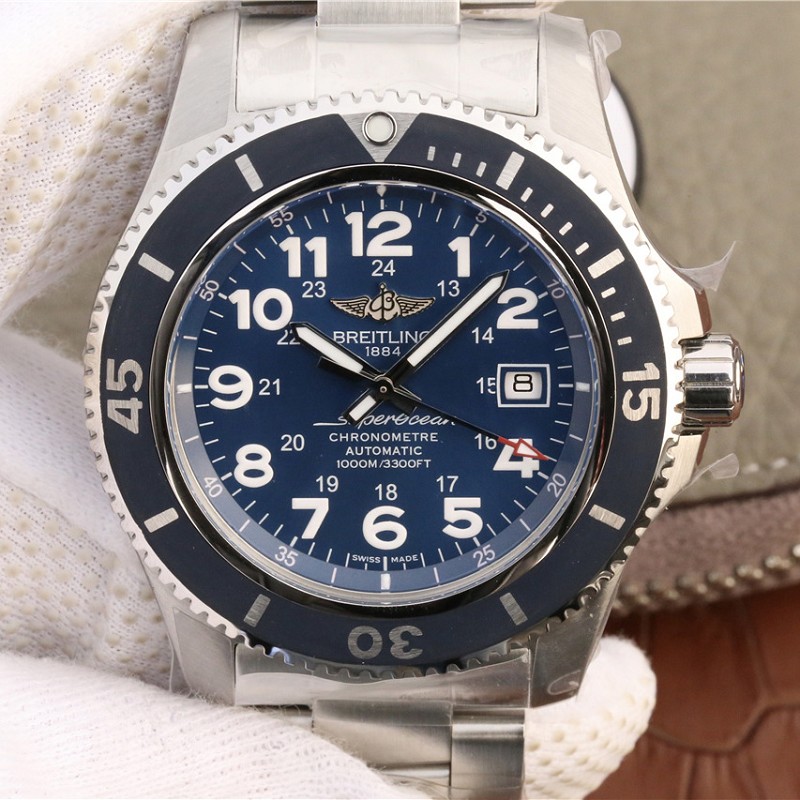 GF高仿百年灵手表 GF高仿百年灵超级海洋二代系列A17392D8男士手表 
