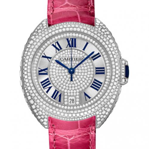 卡地亚Cartier 钥匙系列WJCL0018 满天星镶钻全自动机械女士手表