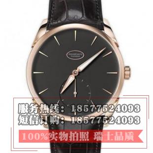 帕玛强尼(Parmigiani Fleurier)Tonda 1950系列PFC267-1000300-HA1441 18K玫瑰金 黑盘 男士自动机械表手表