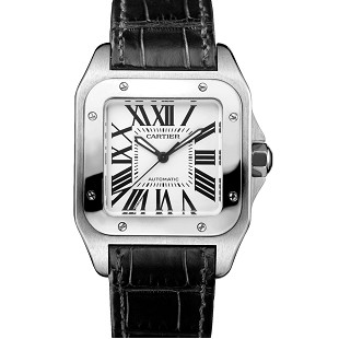 卡地亚Cartier SANTOS 100山度士系列W20106X8 全自动机械女士手表