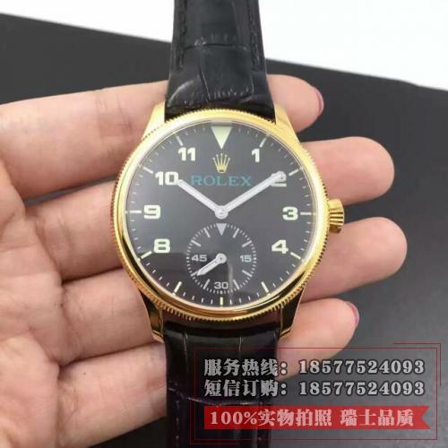 劳力士(ROLEX)切利尼系列 18K金 男士自动机械表手表 2824小秒 高端男士腕表