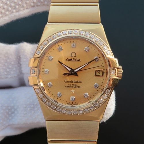 复刻手表欧米茄 V6欧米茄星座系列123.20.35 机械男士手表