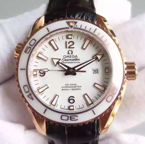 欧米茄高仿手表价格 XF欧米茄海洋宇宙600米系列女装腕表 机械男士手表