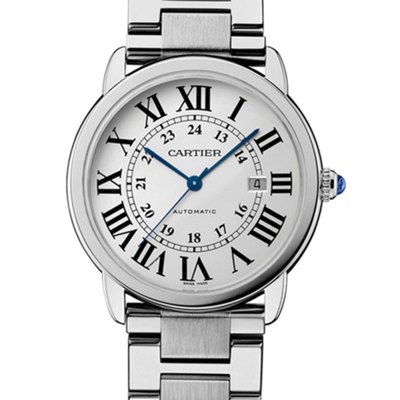 卡地亚高仿伦敦价格 高仿卡地亚伦敦系列W670101超薄经典款 男士腕表