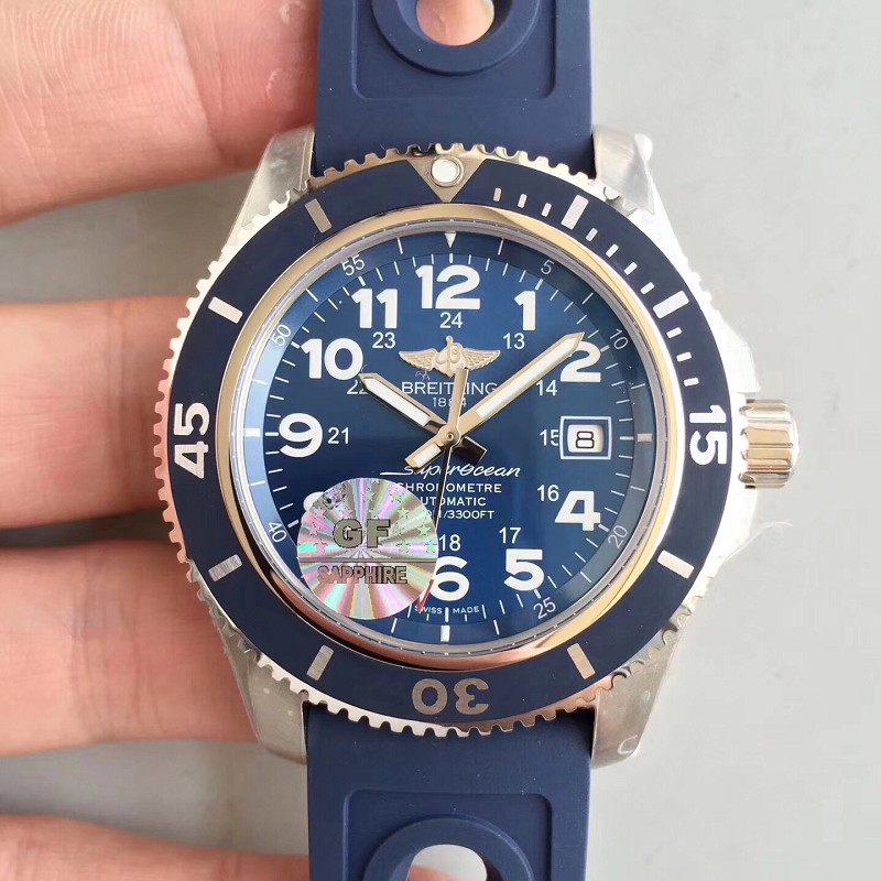 百年灵高仿手表价格 高仿复刻百年灵超级海洋系列文化二代 男士机械腕表