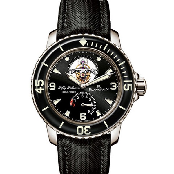 JB厂宝珀5025-1530-52 高仿复刻宝珀五十噚系列版5025-1530-52真陀飞轮男士腕表手表