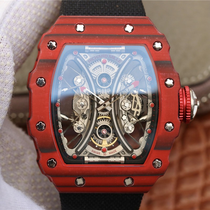 理查德米勒高仿表怎么样 理查德米勒RM53-01 碳纤维 精仿手表