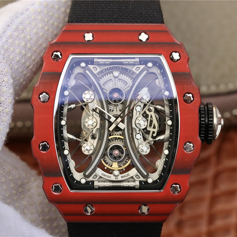 理查德 米勒高仿表的机芯 理查德米勒RM53-01 碳纤维 精仿手表