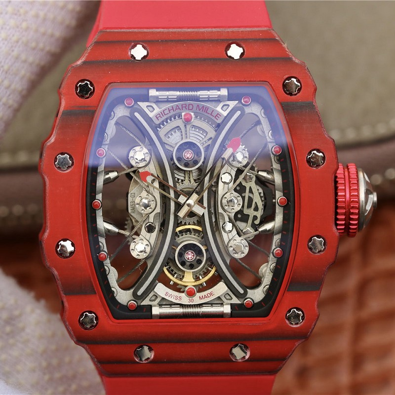 理查德米勒高仿表贴吧 理查德米勒RM53-01 碳纤维 精仿手表