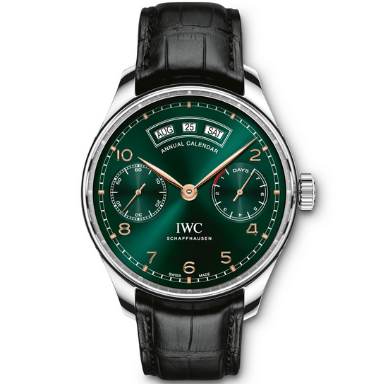 复刻表万国男表 葡萄牙系列az厂手表 IW503510 绿盘 自动机械表