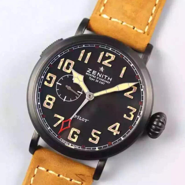 精仿真力时表 XF真力时 飞行员全自动男士手表