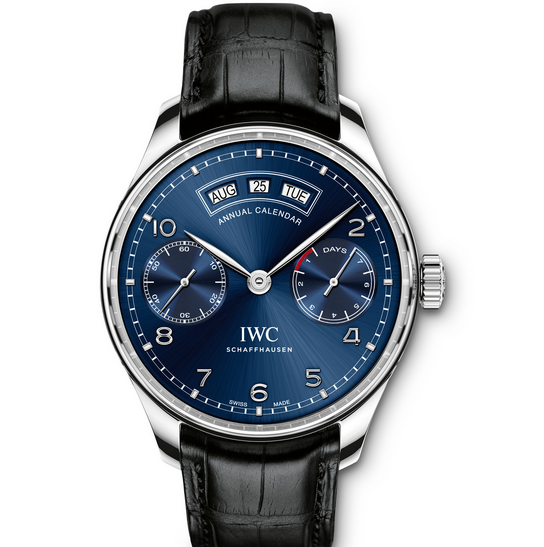 万国精仿一比一复刻表手表 葡萄牙系列az厂手表 IW503502 蓝盘 自动机械表