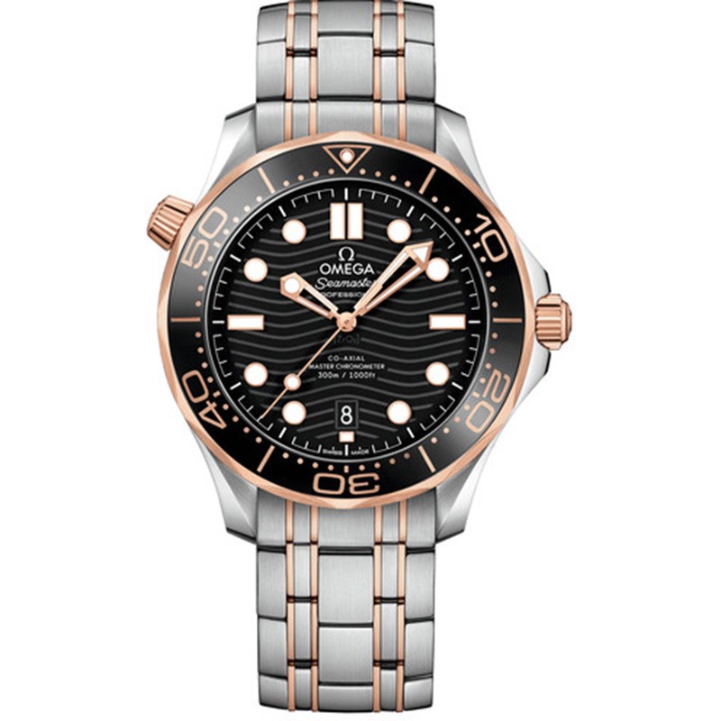 欧米茄海马300or厂手表复刻表 210.20.42.20.01.001 间玫瑰金 手表