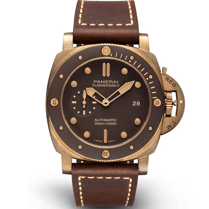 沛纳海968高仿表表价格 vs厂出品沛纳海PAM00968 青铜男士手表