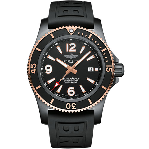 百年灵超级海洋系列复刻表厂手表家 tf厂手表 U17368221B1S1 黑钢特别版 机械男表