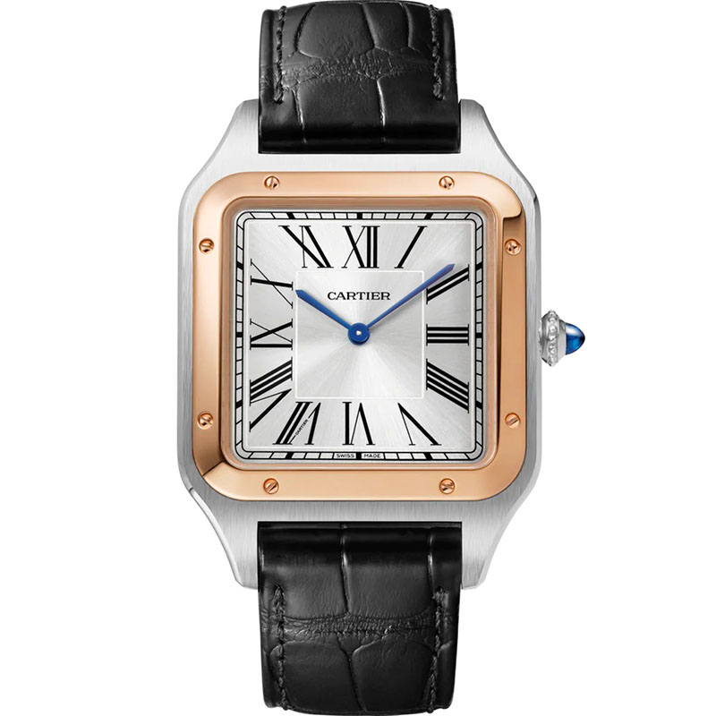 卡地亚山度士那个厂手表的好 f1厂手表卡地亚山度士W2SA0017