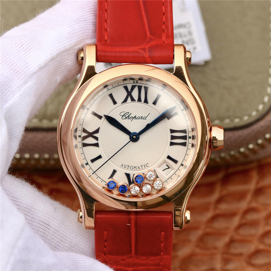 精仿萧邦手表的价格及图片 YF萧邦钻石系列278559-3001女士腕表